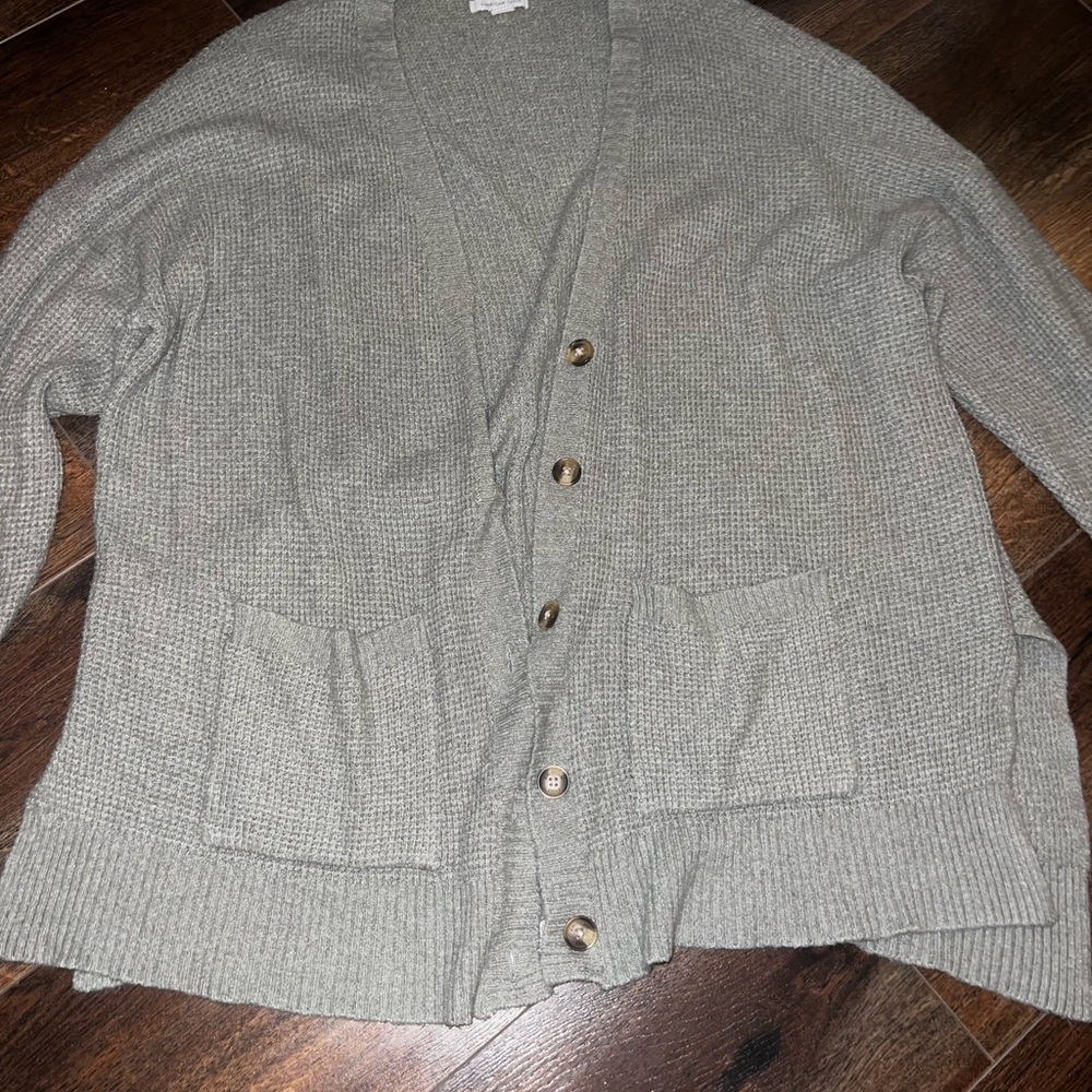 American Eagle Green Cardigan
